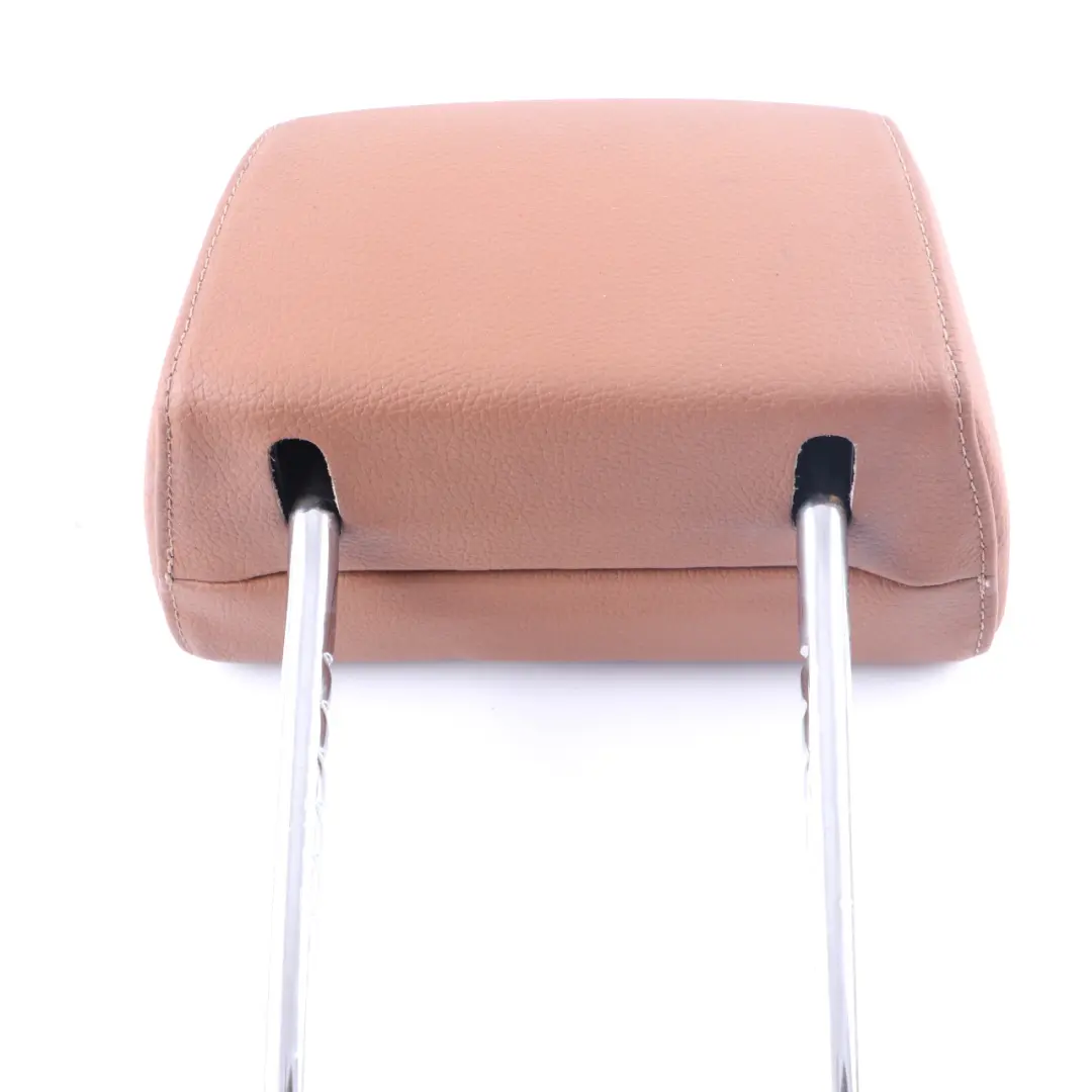 Headrest BMW E90 E91 LCI Front Seat Left Right N/O/S Leather Dakota Saddle Brown to with Part number 7257223 Headrest BMW E90 E91 LCI Front Seat Left Right N/O/S Leather Dakota Saddle Brown - SKU 7257223 - Part number 7257223