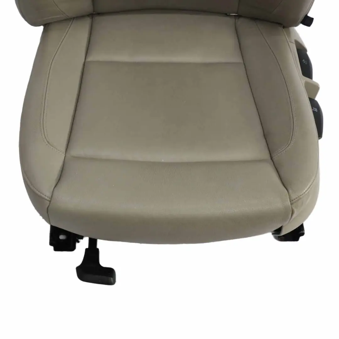  Front Seat BMW E88 Convertible Cabrio Left N/S Heated Beige Leather Seat - SKU 7257359-1 - Part number 7257359