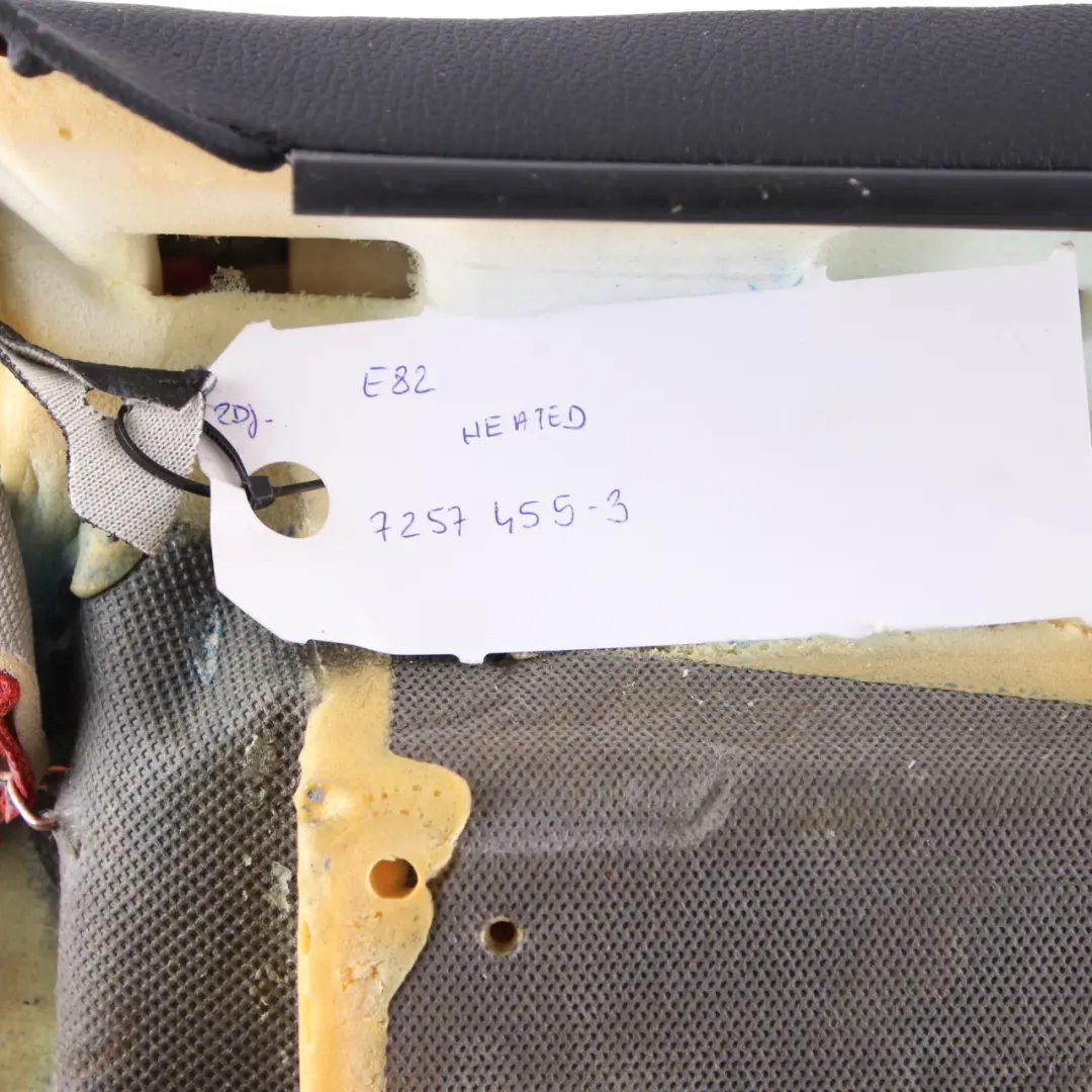 Front Left Right Heated Sport Seat N/O/S Red Leather to Seat Cover BMW E81 E82 E88 with Part number 7257455 Seat Cover BMW E81 E82 E88 Front Left Right Heated Sport Seat N/O/S Red Leather - SKU 7257455-3 - Part number 7257455