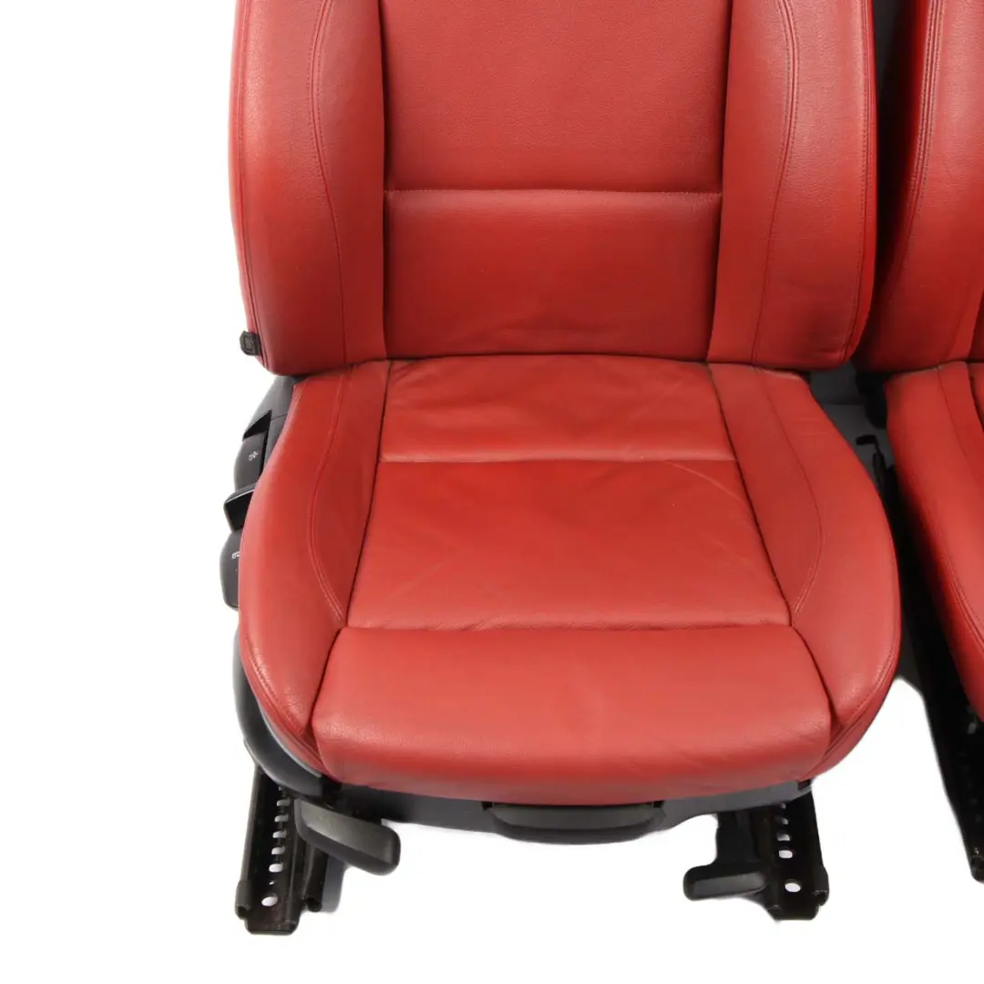 Seats BMW E88 Convertible Heated M Sport Red Leather Front Rear Seat Door Cards to with Part number 7257455 Seats BMW E88 Convertible Heated M Sport Red Leather Front Rear Seat Door Cards - SKU 7257455 - Part number 7257455