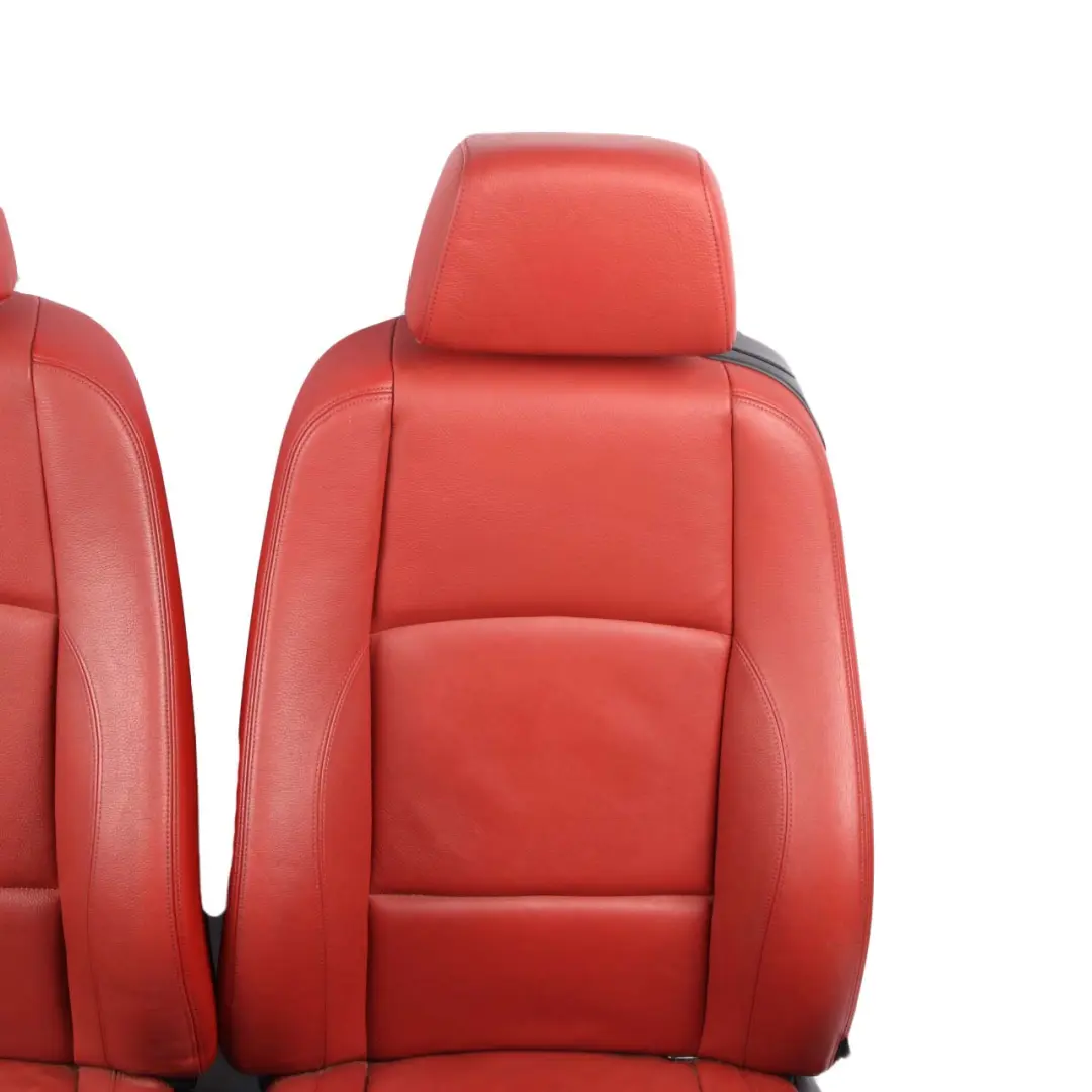  Seats BMW E88 Convertible Heated M Sport Red Leather Front Rear Seat Door Cards - SKU 7257455 - Part number 7257455