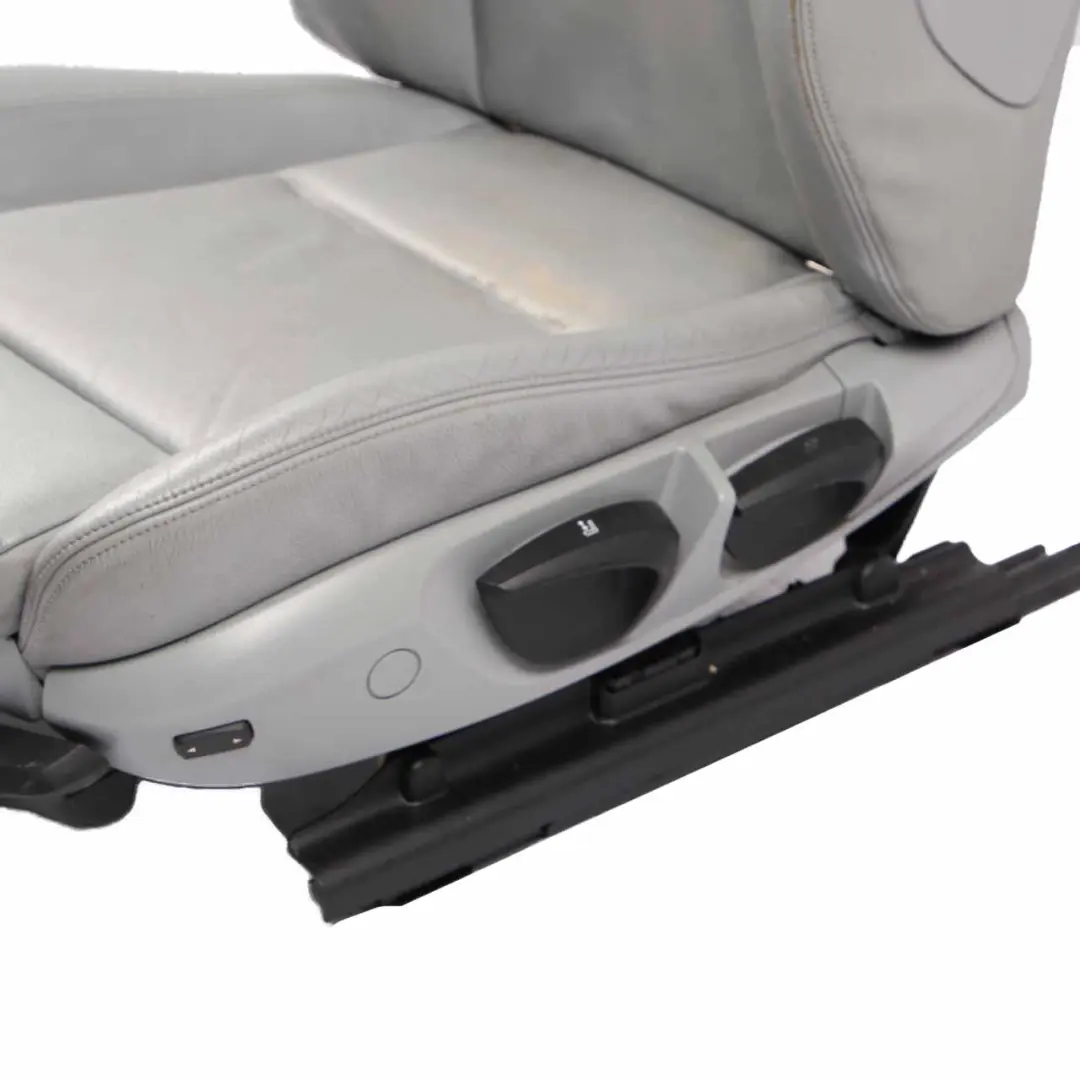 Front Left N/S Seat Side Alaska Grey Leather Boston to BMW E88 Convertible M Sport with Part number 7257457 BMW E88 Convertible M Sport Front Left N/S Seat Side Alaska Grey Leather Boston - SKU 7257457-1 - Part number 7257457