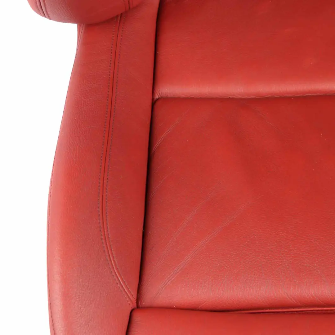  Siège Avant Gauche Chauffant BMW E82 M Sport En Cuir Rouge Boston Korall Red - SKU 7257465-1 - Numéro de pièce 7257465