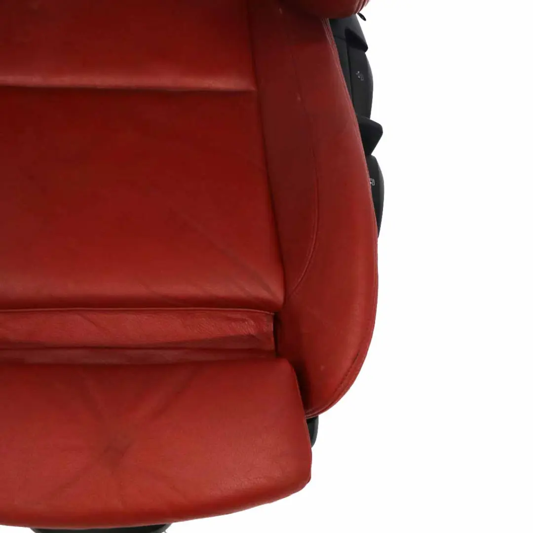 BMW E88 Riscaldato M Sport Anteriore Sinistro Lato Sedile Rosso Boston Pelle - SKU 7257495-1 - Numero di parte 7257495