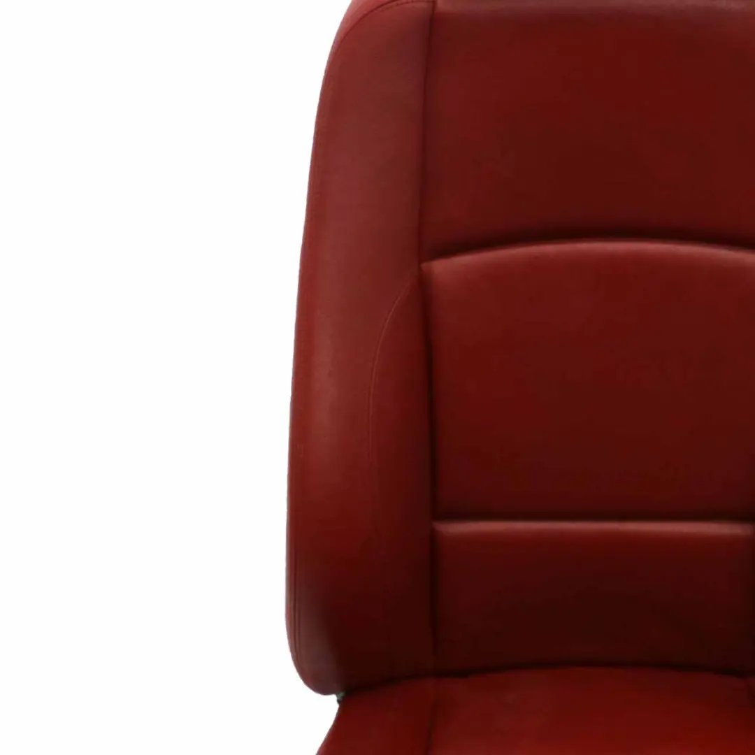 BMW E88 Cabrio M Sport Sportsitz Vorne Links Sitz Rot Boston Leder Heizung - SKU 7257495-1 - Teilenummer 7257495