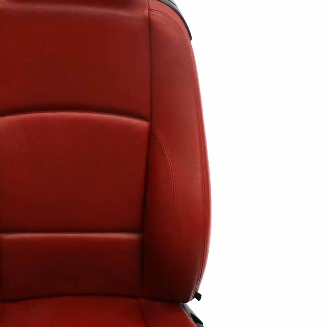 BMW E88 Cabrio M Sport Sportsitz Vorne Links Sitz Rot Boston Leder Heizung - SKU 7257495-1 - Teilenummer 7257495