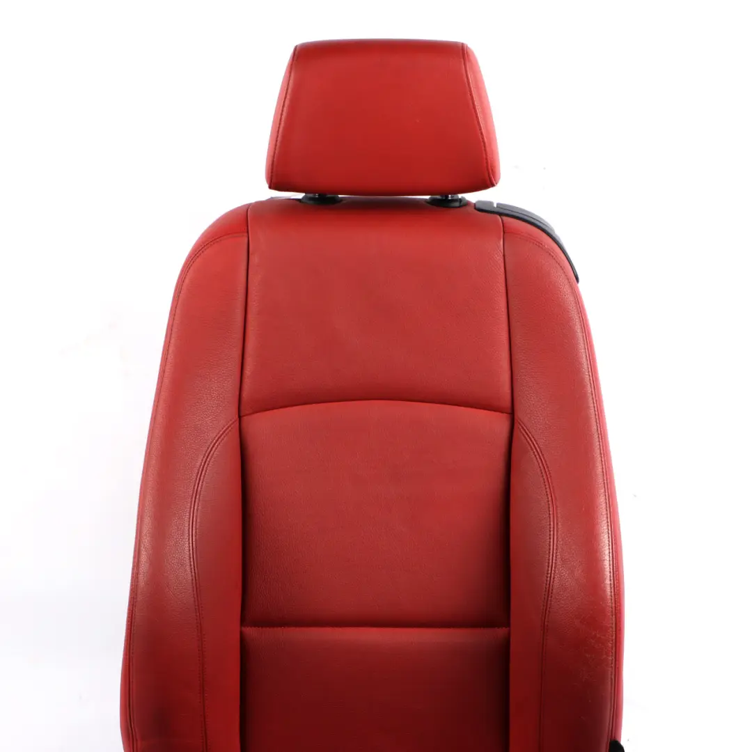 BMW E88 Convertible M Sport Front Left N/S Seat Side Red Boston Leather - SKU 7257495-2 - Part number 7257495