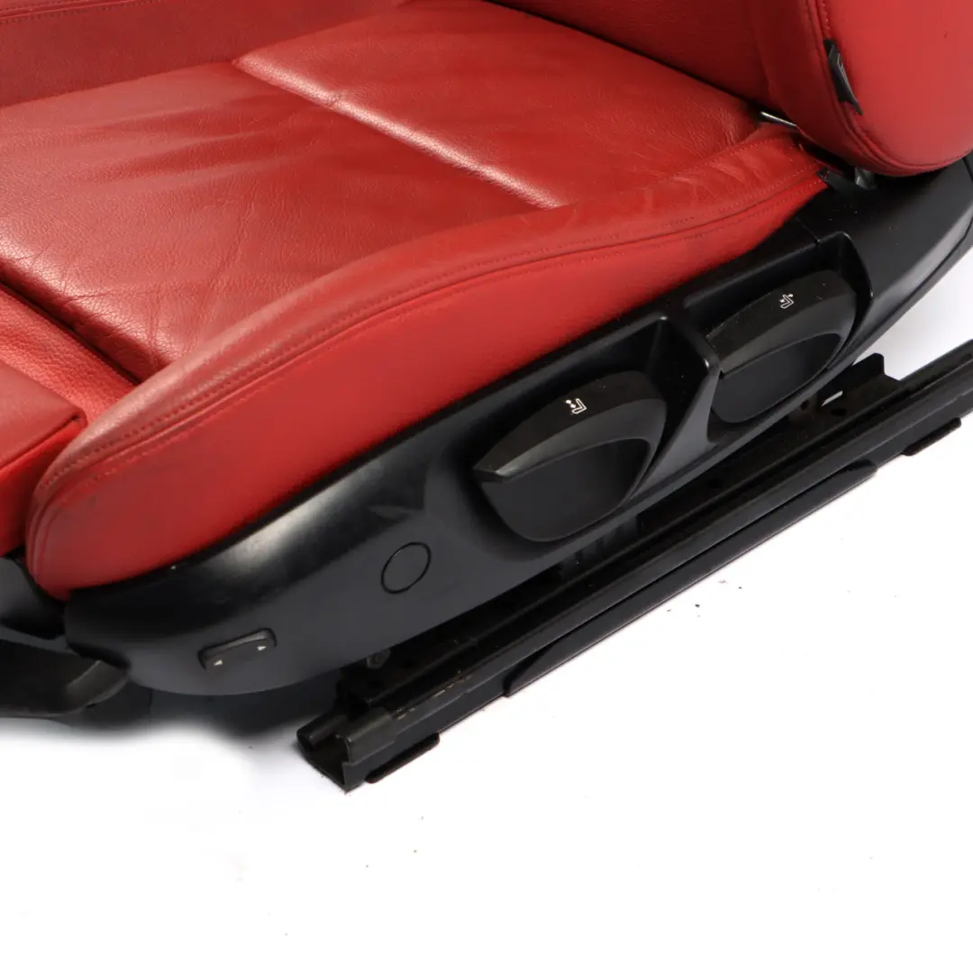 BMW E88 Convertible M Sport Front Left N/S Seat Side Red Boston Leather - SKU 7257495-2 - Part number 7257495