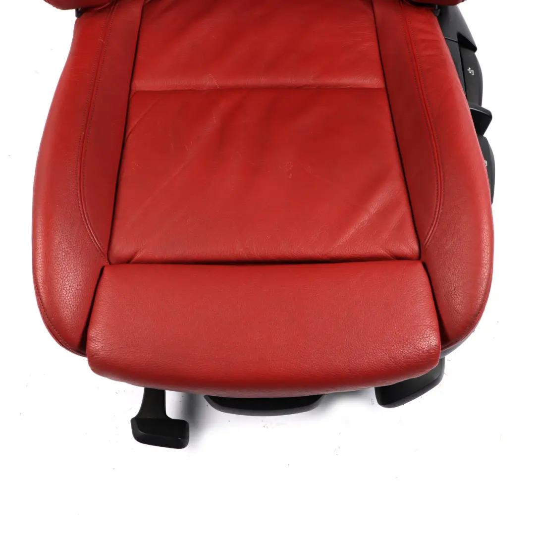 BMW E88 Convertible M Sport Front Left N/S Seat Side Red Boston Leather - SKU 7257495-2 - Part number 7257495