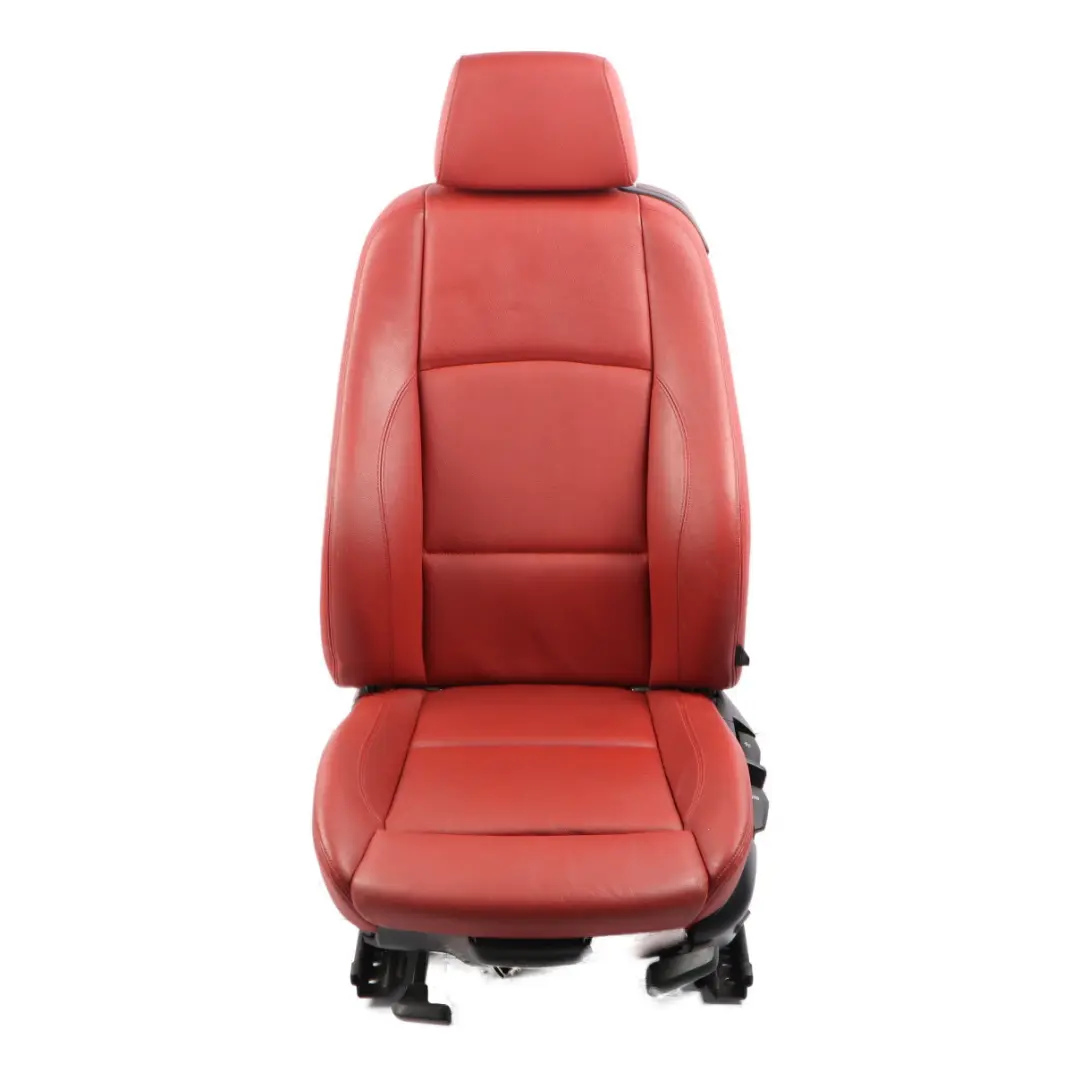 BMW E88 Convertible Front Seat Heated M Sport Left N/S Red Boston Leather - SKU 7257495-3 - Part number 7257495