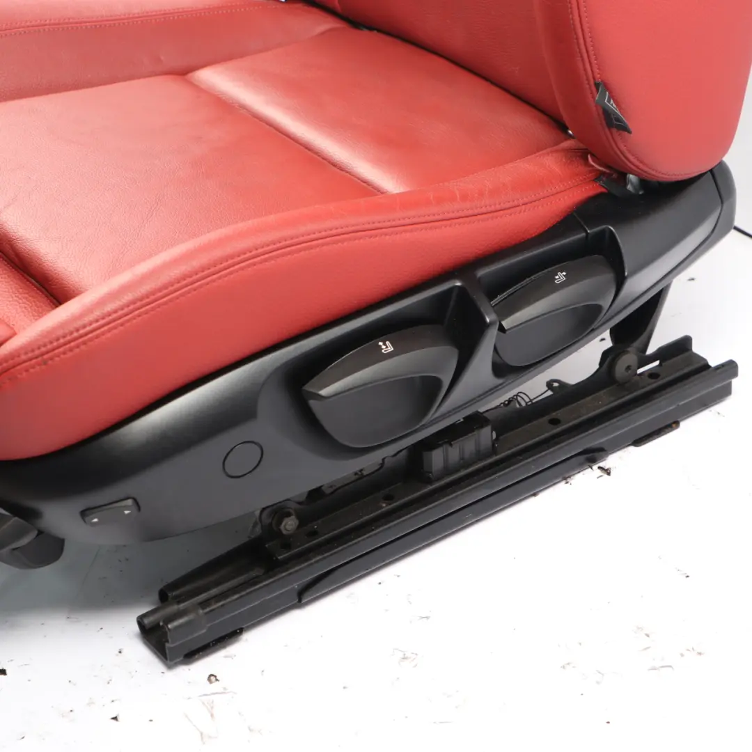 BMW E88 Convertible Front Seat Heated M Sport Left N/S Red Boston Leather - SKU 7257495-3 - Part number 7257495