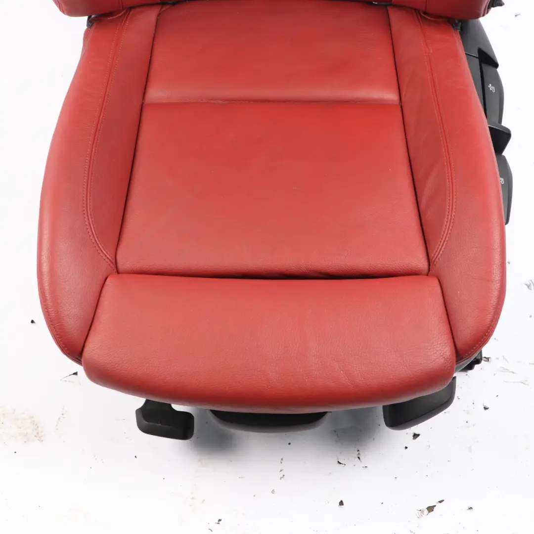 BMW E88 Cabrio M Sport Sportsitz Vorne Links Sitz Rot Boston Leder Heizung - SKU 7257495-3 - Teilenummer 7257495