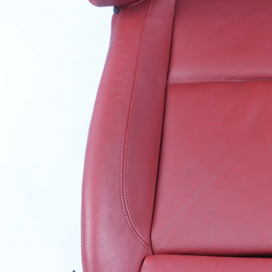 BMW E88 Convertible Front Seat Heated M Sport Left N/S Red Boston Leather - SKU 7257495-3 - Part number 7257495