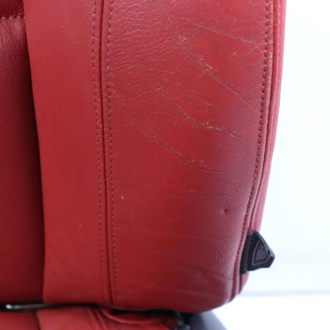 BMW E88 Convertible Front Seat Heated M Sport Left N/S Red Boston Leather - SKU 7257495-3 - Part number 7257495