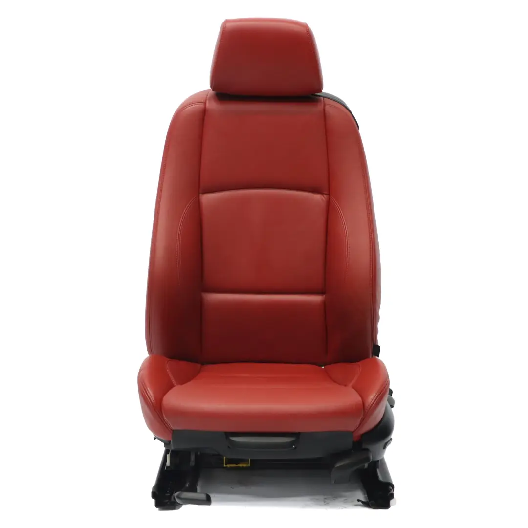 Front Left N/S Seat Side Red Boston Leather Heated to BMW E88 Convertible M Sport with Part number 7257495 BMW E88 Convertible M Sport Front Left N/S Seat Side Red Boston Leather Heated - SKU 7257495 - Part number 7257495