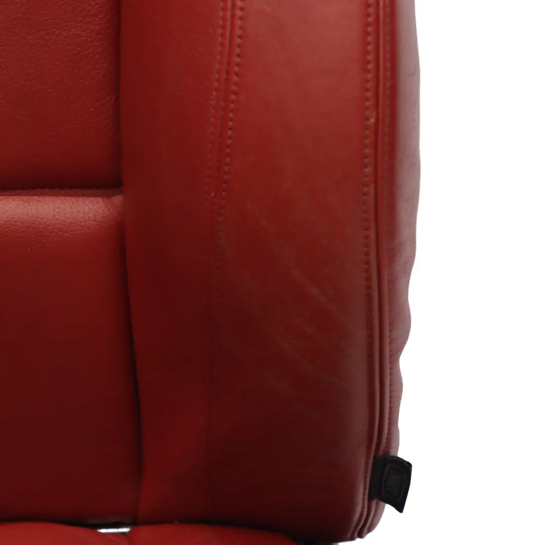 Front Left N/S Seat Side Red Boston Leather Heated BMW E88 Convertible M Sport - SKU 7257495 - Part number 7257495