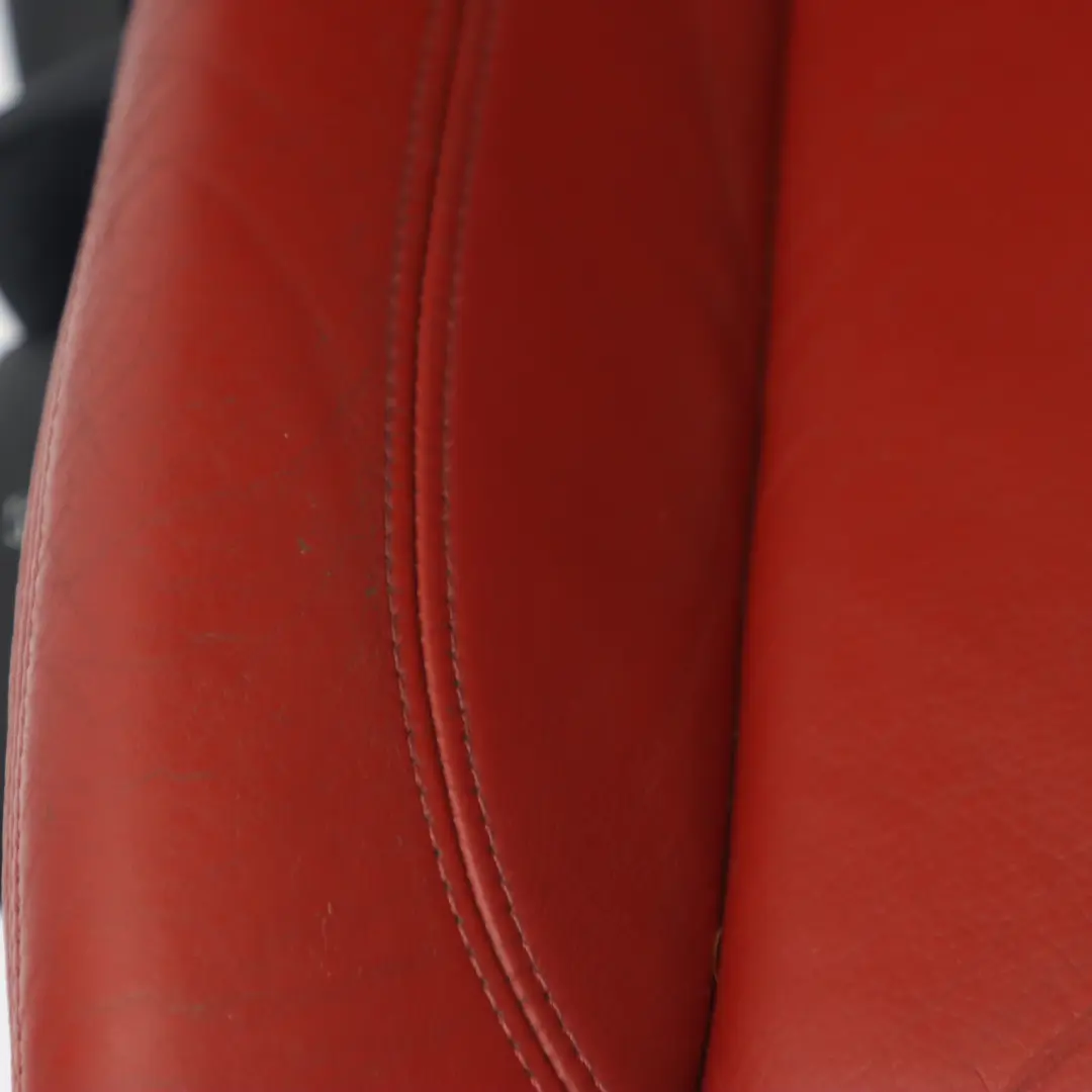 BMW E88 Convertible M Sport Front Right O/S Seat Side Red Boston Leather Heated - SKU 7257496-1 - Part number 7257496