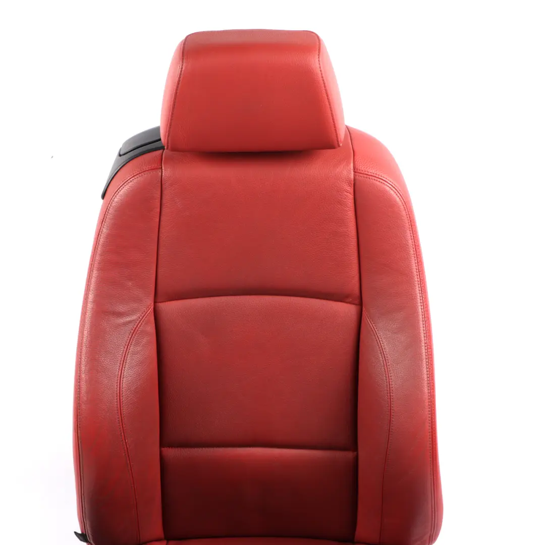 Front Right O/S Seat Side Red Boston Leather to BMW E88 Convertible M Sport with Part number 7257496 BMW E88 Convertible M Sport Front Right O/S Seat Side Red Boston Leather - SKU 7257496-2 - Part number 7257496