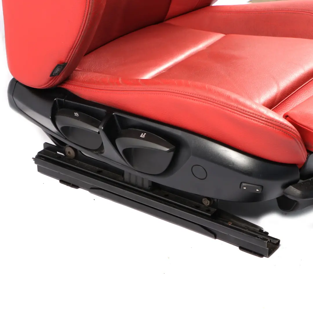 BMW E88 Convertible M Sport Front Right O/S Seat Side Red Boston Leather - SKU 7257496-2 - Part number 7257496