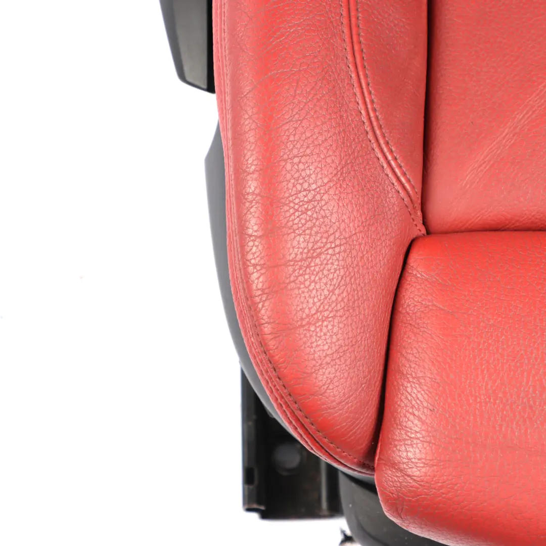 Front Right O/S Seat Side Red Boston Leather to BMW E88 Convertible M Sport with Part number 7257496 BMW E88 Convertible M Sport Front Right O/S Seat Side Red Boston Leather - SKU 7257496-2 - Part number 7257496