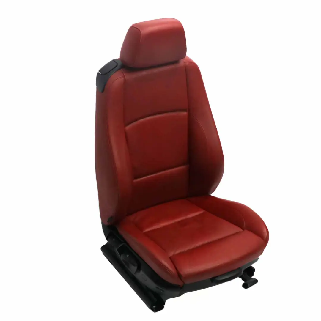 BMW E88 Convertible M Sport Front Right O/S Seat Side Red Boston Leather Heated - SKU 7257496 - Part number 7257496