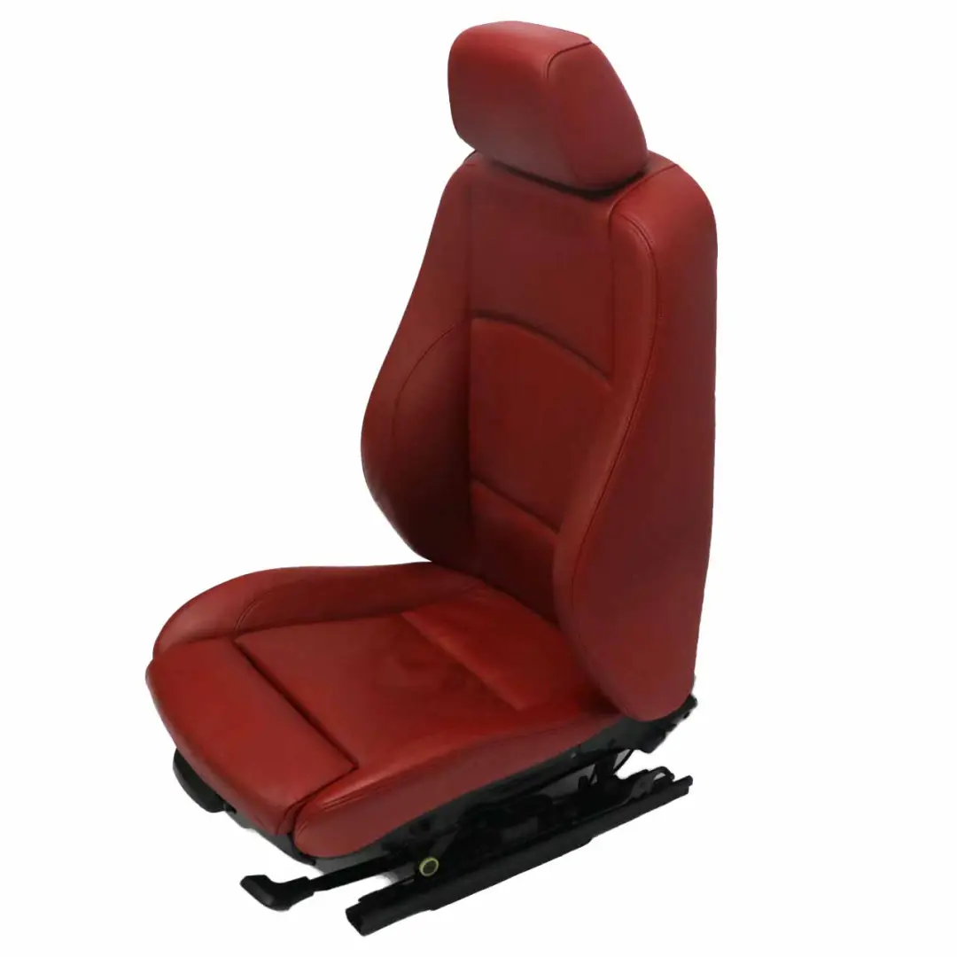 BMW E88 Convertible M Sport Front Right O/S Seat Side Red Boston Leather Heated - SKU 7257496 - Part number 7257496