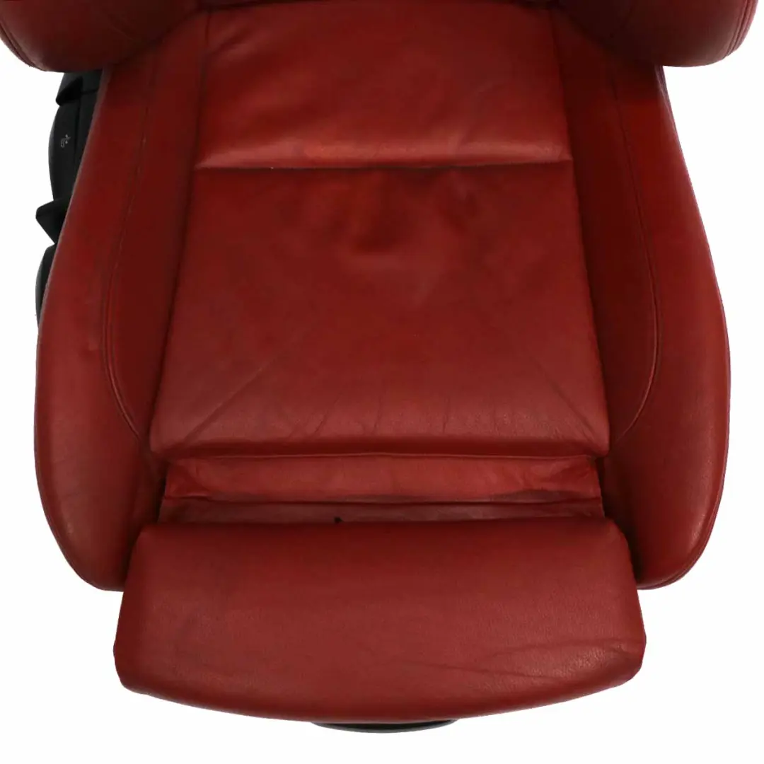 BMW E88 Convertible M Sport Front Right O/S Seat Side Red Boston Leather Heated - SKU 7257496 - Part number 7257496