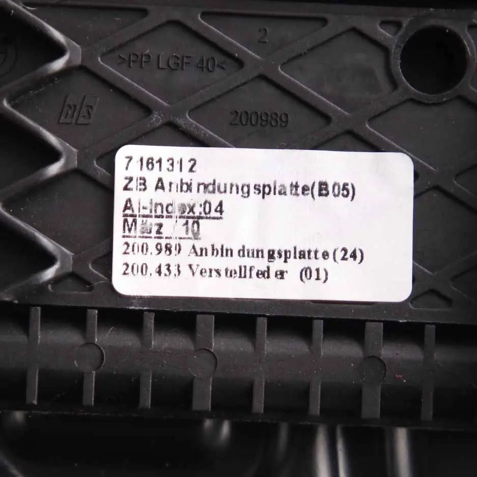Thigh Support Carrier BMW E81 E82 E88 Front Sport Seat Leather Coral Red to with Part number 7257505 Thigh Support Carrier BMW E81 E82 E88 Front Sport Seat Leather Coral Red - SKU 7257505 - Part number 7257505
