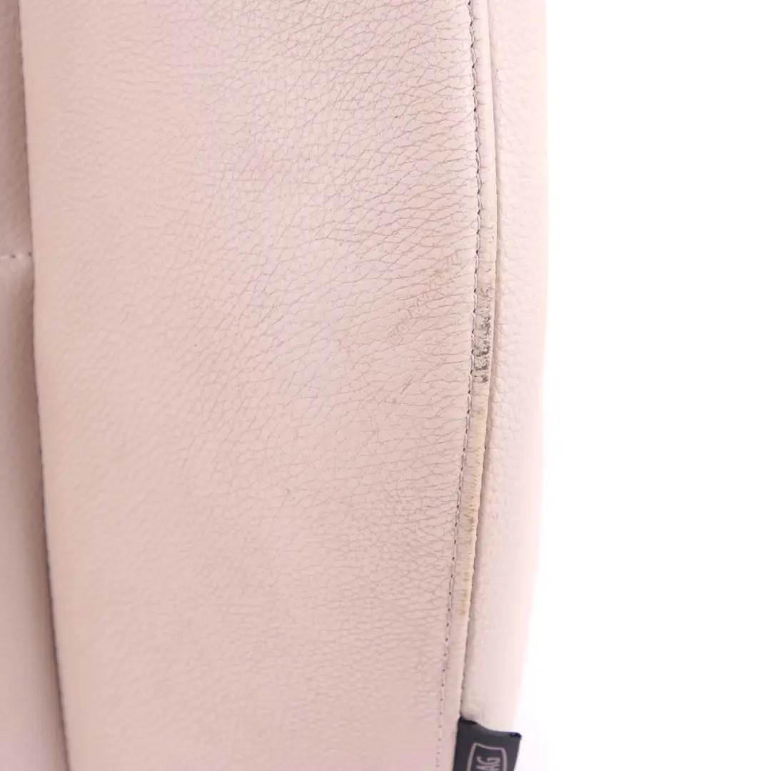 BMW E90 E91 LCI Front Left N/S Seat Backrest Cover Leather Oyster - SKU 7257543-1 - Part number 7257543
