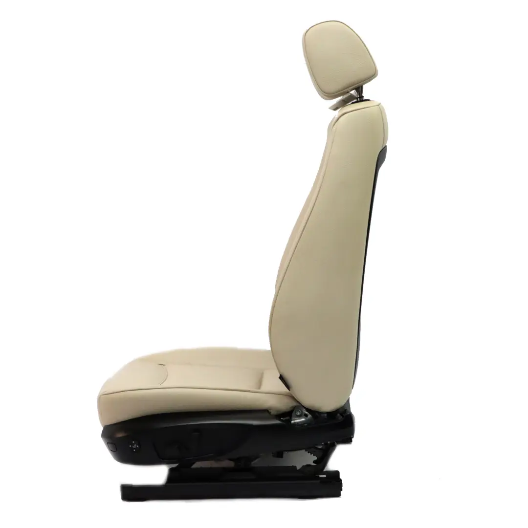 BMW E90 E91 LCI Sedile anteriore sinistro riscaldato pelle Dakota Oyster Airbag - SKU 7257543-3 - Numero di parte 7257543