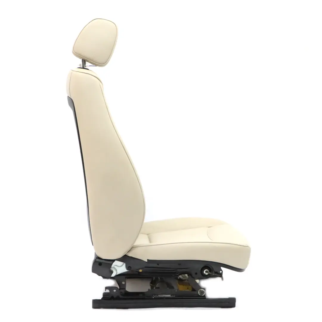 BMW E90 E91 LCI Sedile anteriore sinistro riscaldato pelle Dakota Oyster Airbag - SKU 7257543-3 - Numero di parte 7257543