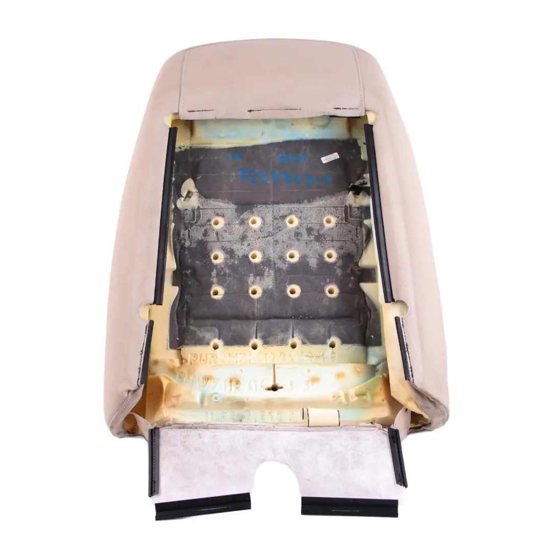 Front Right O/S Seat Backrest Cover Leather Oyster to BMW 3 E90 E91 LCI with Part number 7257544 BMW 3 E90 E91 LCI Front Right O/S Seat Backrest Cover Leather Oyster - SKU 7257544-1 - Part number 7257544