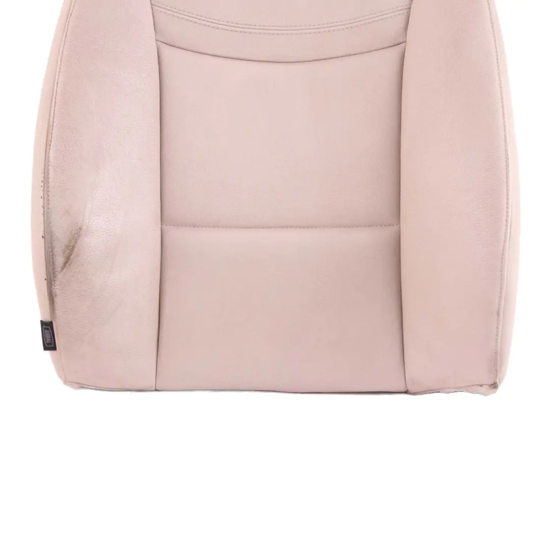 Front Right O/S Seat Backrest Cover Leather Oyster to BMW 3 E90 E91 LCI with Part number 7257544 BMW 3 E90 E91 LCI Front Right O/S Seat Backrest Cover Leather Oyster - SKU 7257544-1 - Part number 7257544