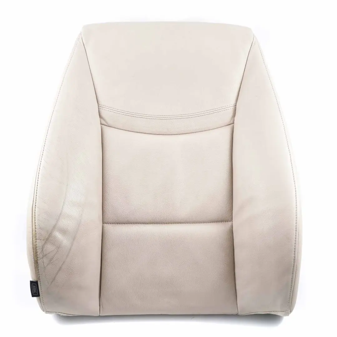 Asiento Delantero Derecho Calefactable Respaldo Cuero Oyster para BMW E90 E91 LCI con número de pieza 7257544 BMW E90 E91 LCI Asiento Delantero Derecho Calefactable Respaldo Cuero Oyster - SKU 7257544-2 - Número de pieza 7257544