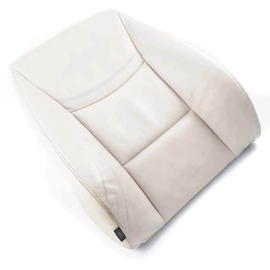 Asiento Delantero Derecho Calefactable Respaldo Cuero Oyster para BMW E90 E91 LCI con número de pieza 7257544 BMW E90 E91 LCI Asiento Delantero Derecho Calefactable Respaldo Cuero Oyster - SKU 7257544-2 - Número de pieza 7257544