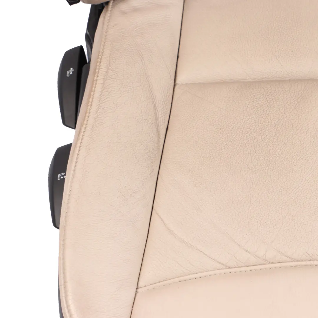 Front Seat BMW E90 E91 LCI Right O/S Interior Leather Dakota Oyster to with Part number 7257544 Front Seat BMW E90 E91 LCI Right O/S Interior Leather Dakota Oyster - SKU 7257544-3 - Part number 7257544