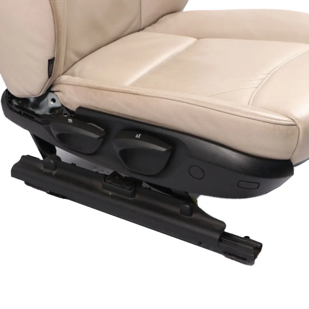 Front Seat BMW E90 E91 LCI Right O/S Interior Leather Dakota Oyster to with Part number 7257544 Front Seat BMW E90 E91 LCI Right O/S Interior Leather Dakota Oyster - SKU 7257544-3 - Part number 7257544