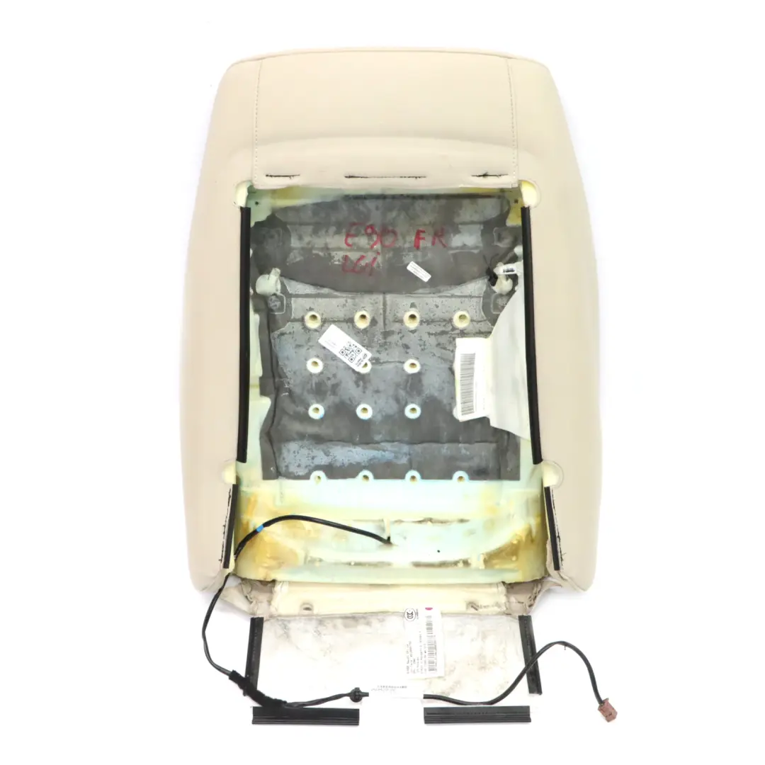 Respaldo Asiento BMW E90 E91 LCI Delantero Derecho Calefactable Respaldo Cuero para con número de pieza 7257544 Respaldo Asiento BMW E90 E91 LCI Delantero Derecho Calefactable Respaldo Cuero - SKU 7257544-4 - Número de pieza 7257544