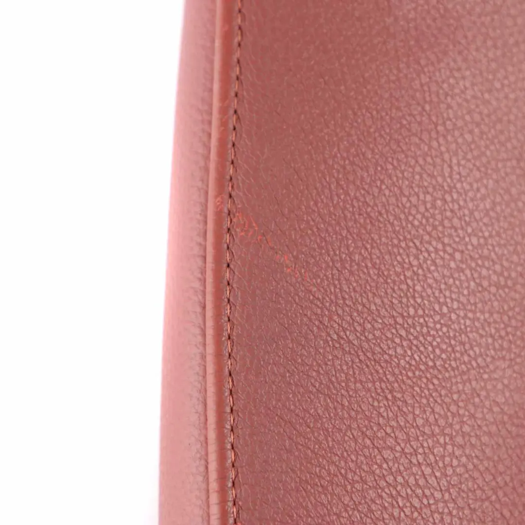 BMW E90 LCI Seat Cover Front Left N/S Heated Backrest Cover Leather Red Brown - SKU 7257547 - Part number 7257547