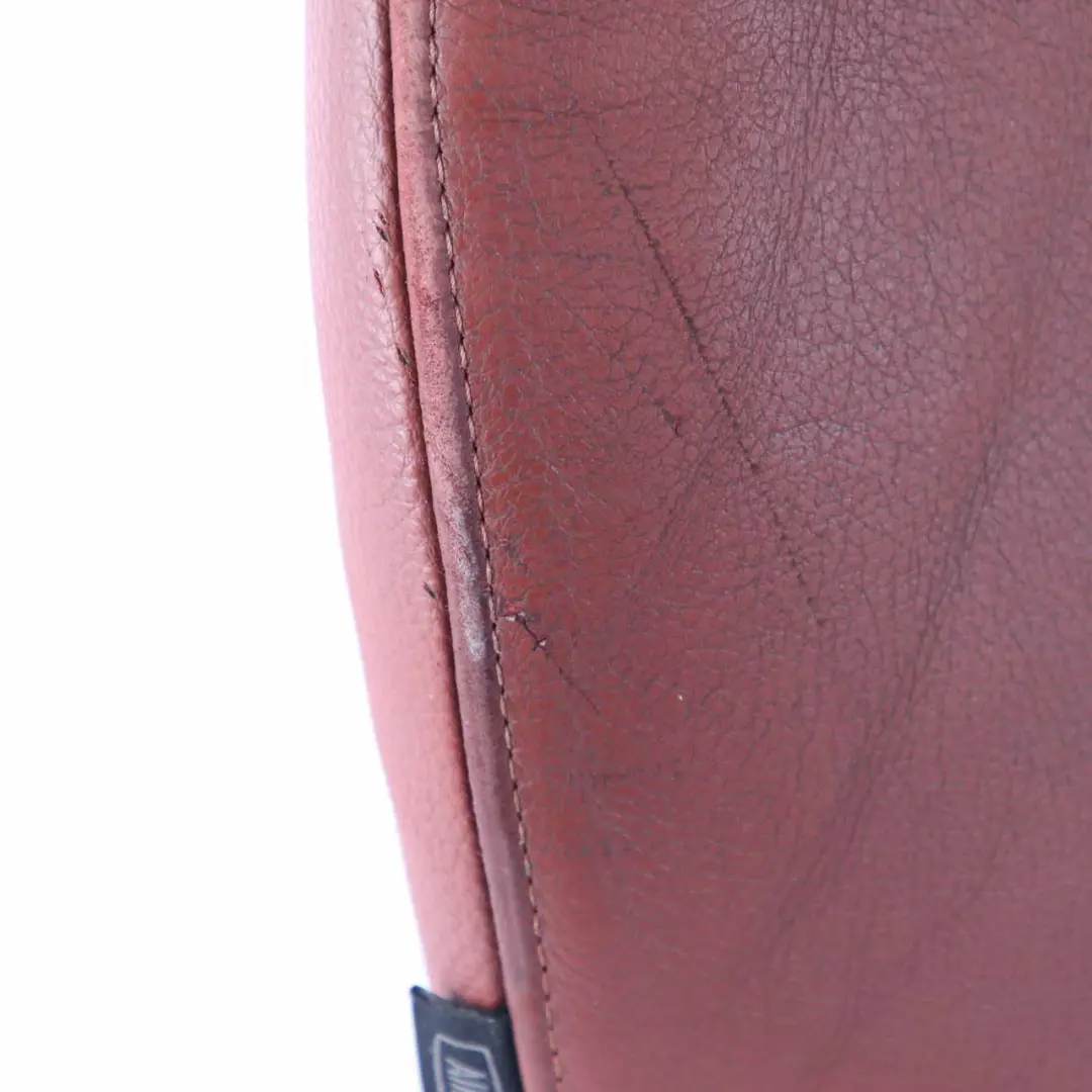 BMW E90 LCI Seat Cover Front Right O/S Heated Backrest Cover Leather Red Brown - SKU 7257548 - Part number 7257548