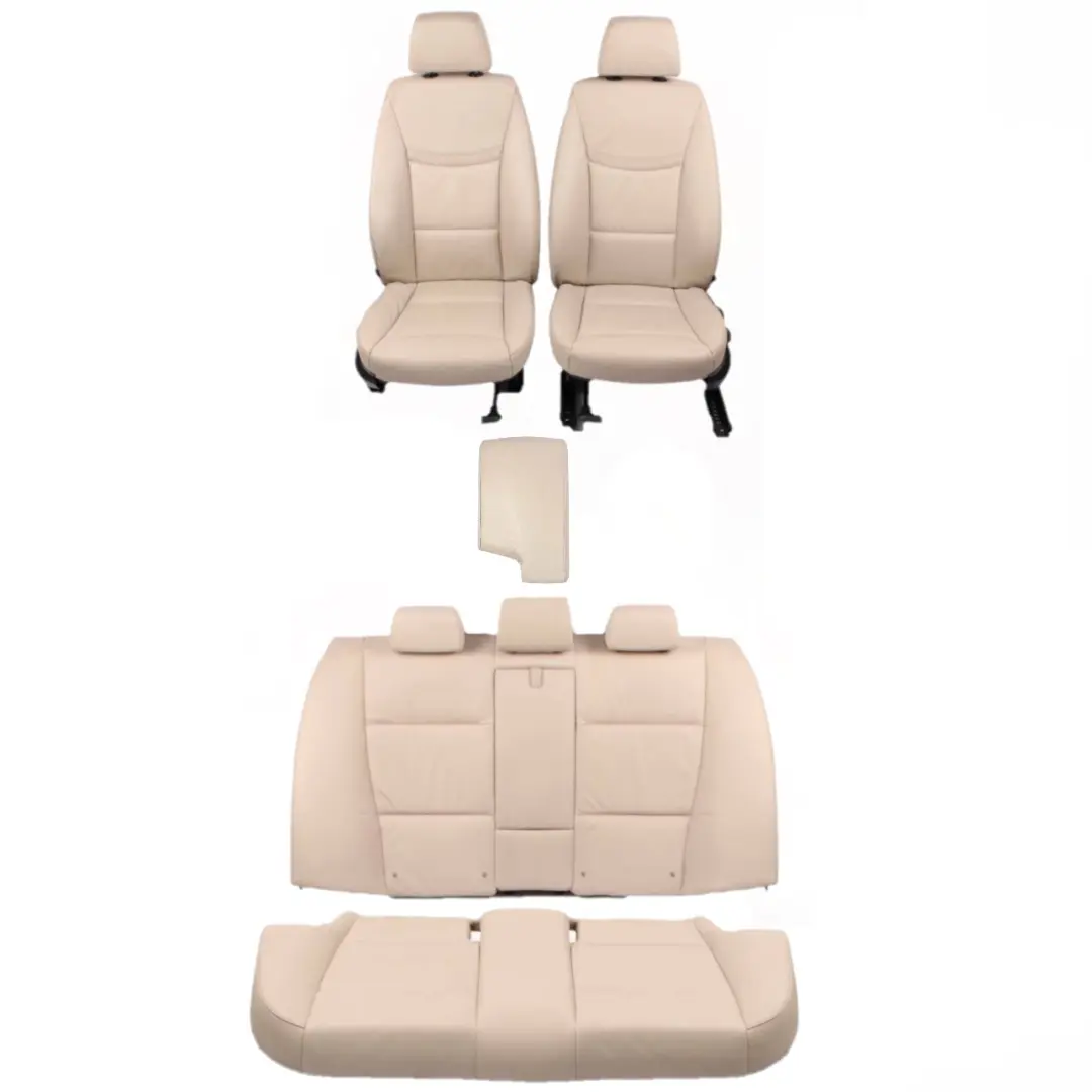 Leather Seats BMW E90 LCI Oyster Interior with Airbag and Door Card to with Part number 7257551 Leather Seats BMW E90 LCI Oyster Interior with Airbag and Door Card - SKU 7257551-2 - Part number 7257551