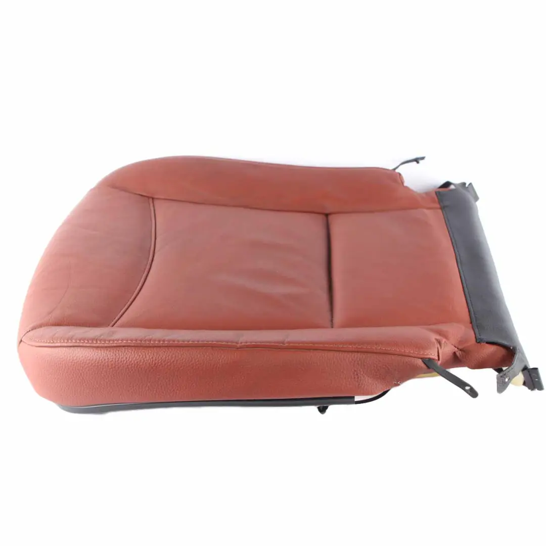 Front Left Right Heated N/O/S Leather Dakota Red Brown to BMW E90 LCI Seat Cover with Part number 7257553 BMW E90 LCI Seat Cover Front Left Right Heated N/O/S Leather Dakota Red Brown - SKU 7257553 - Part number 7257553
