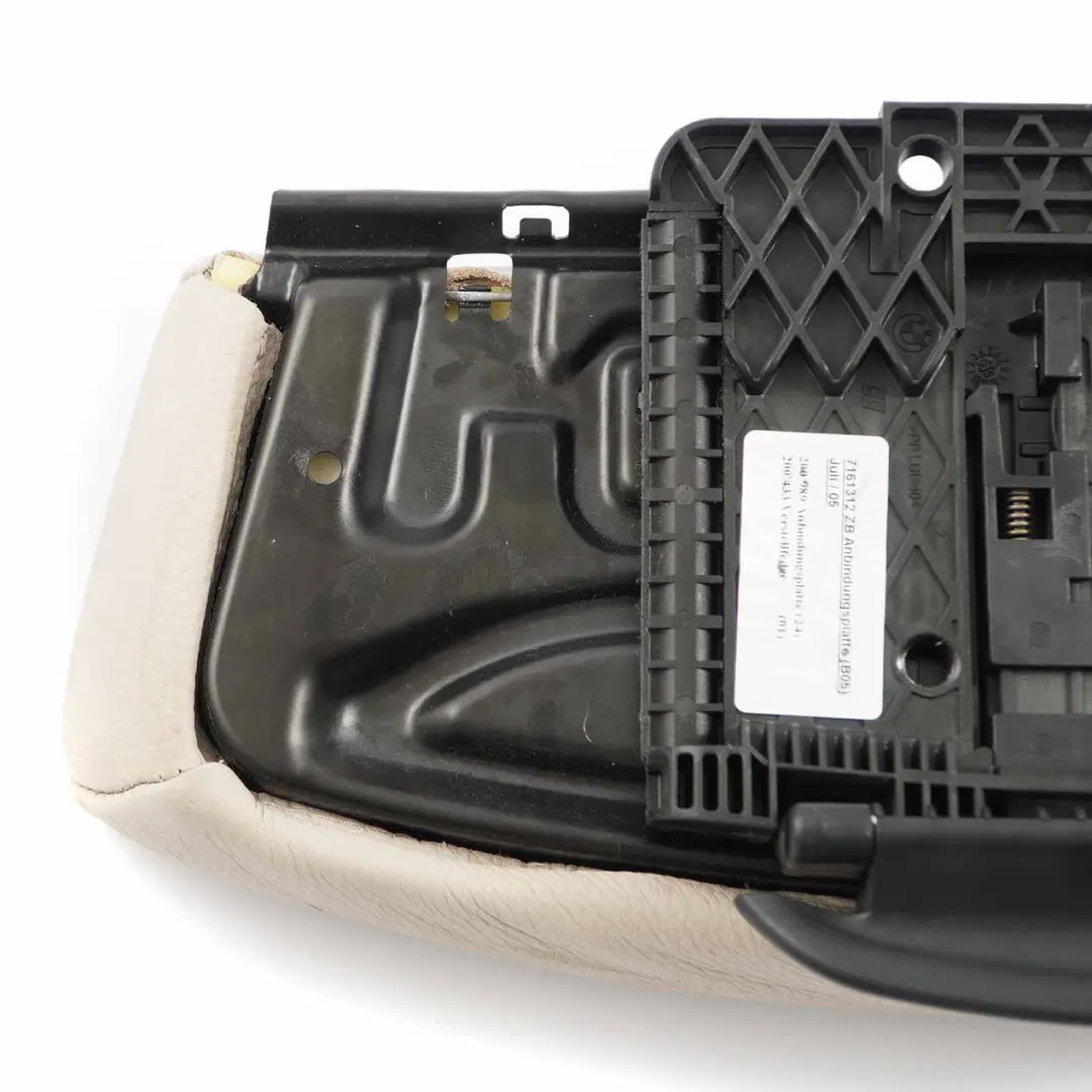 BMW E90 E91 Sport Asiento Delantero Soporte Muslo Funda Gris Cuero - SKU 7257572-1 - Número de pieza 7257572