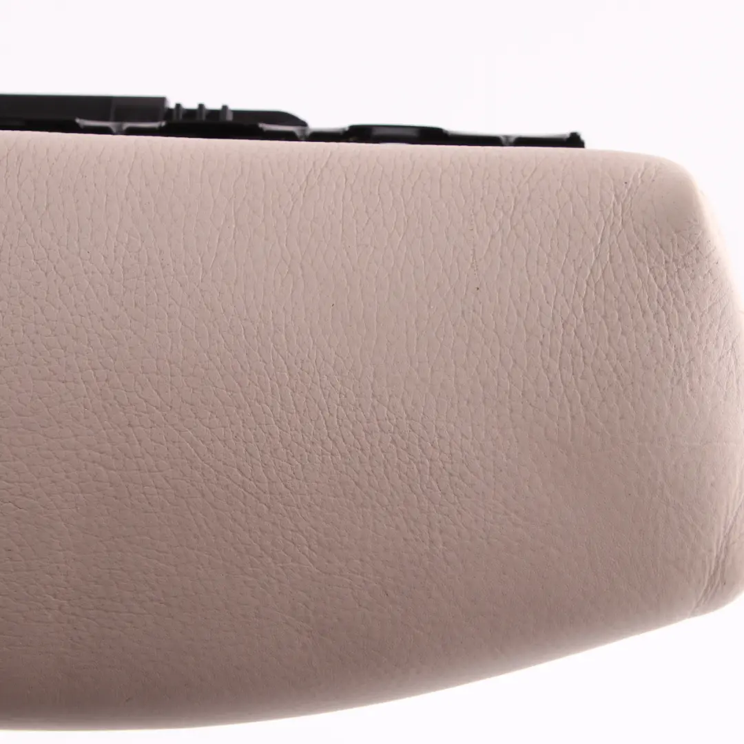 Front Seat Thigh Support Carrier Cover Leather Oyster to BMW E90 E91 Sport with Part number 7257572 BMW E90 E91 Sport Front Seat Thigh Support Carrier Cover Leather Oyster - SKU 7257572 - Part number 7257572