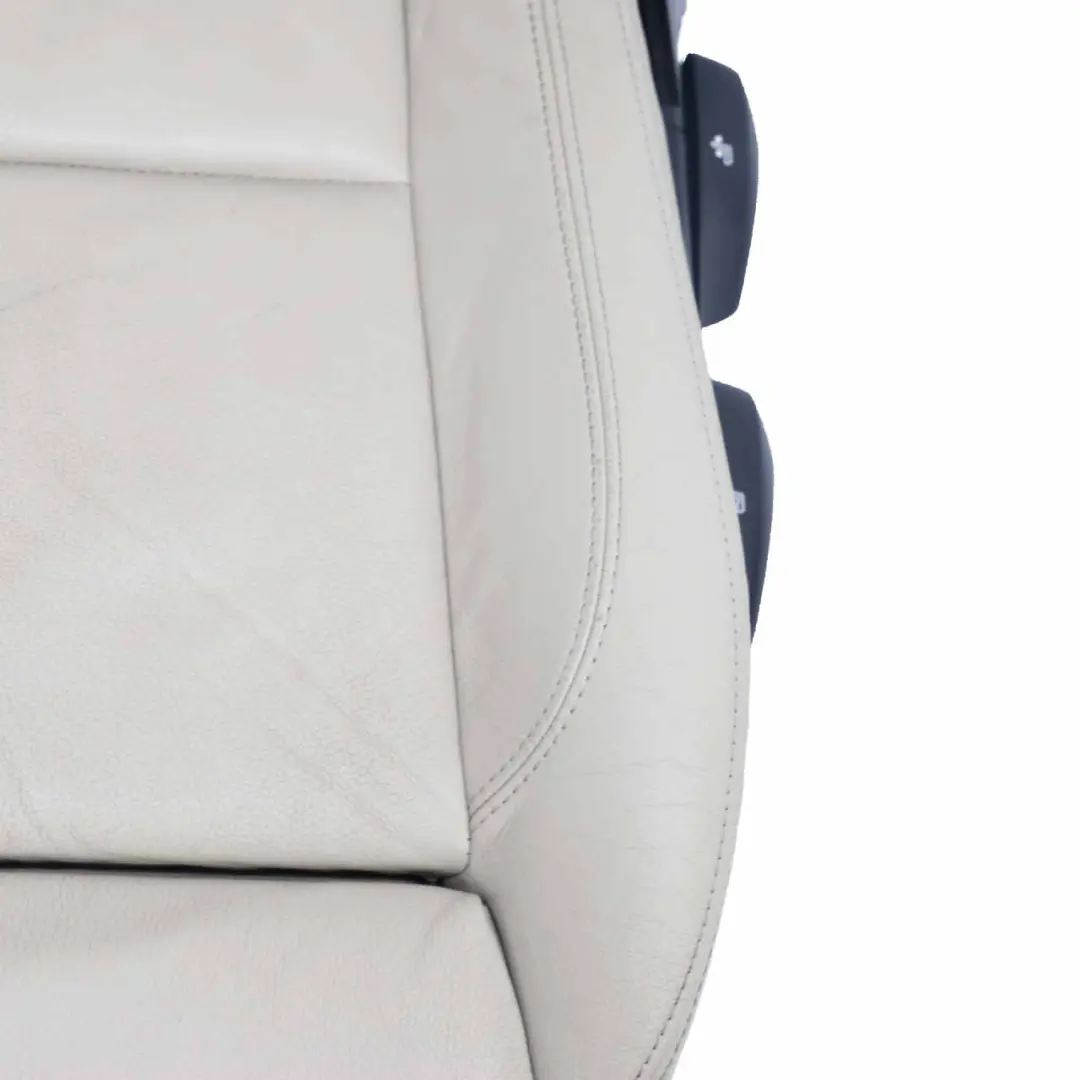 BMW E90 LCI Fotel Sport Lewy Przód Skóra Oyster - SKU 7257599-1 - Numer Części 7257599