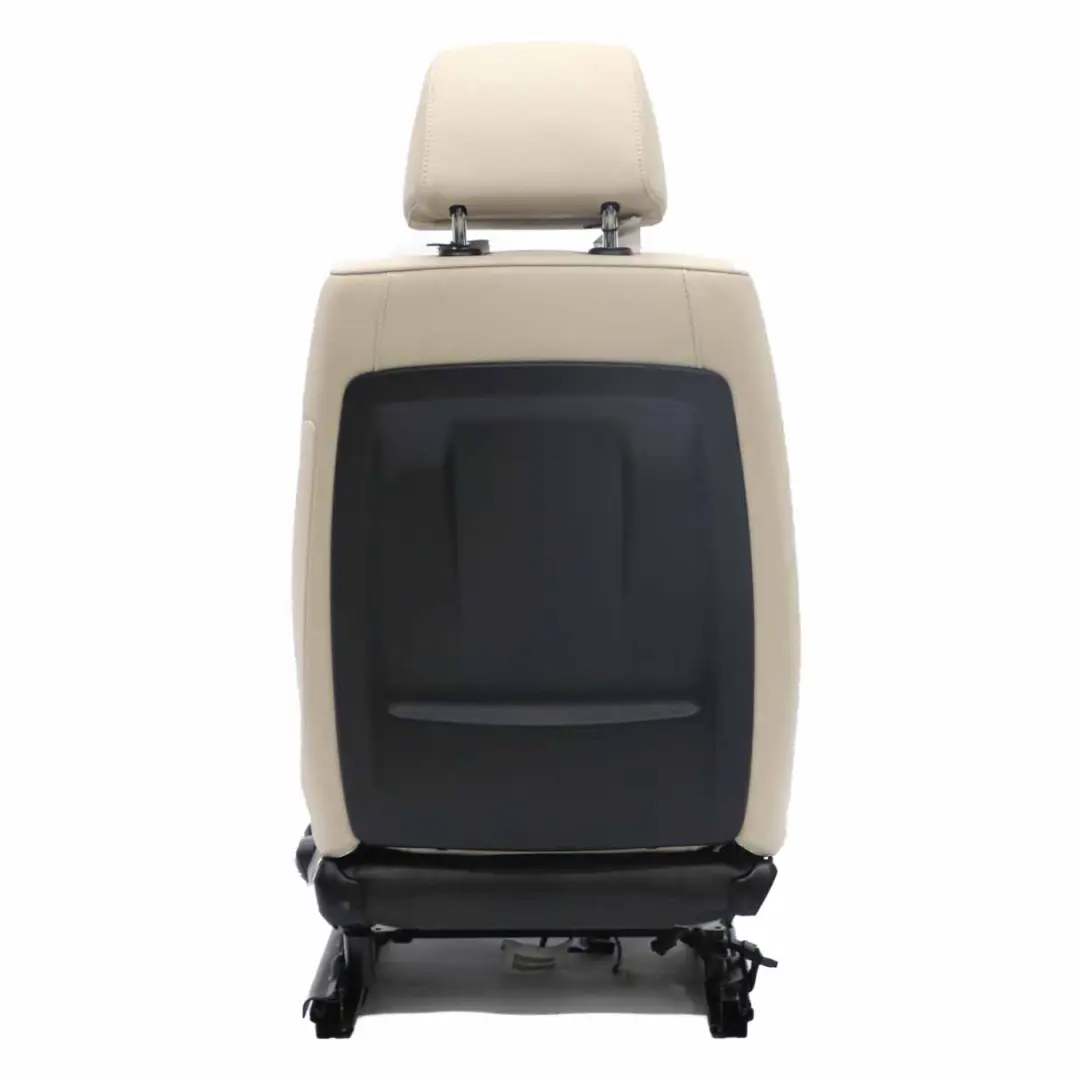 Oyster Interior Cuero Asiento Delantero Izquierdo para BMW E90 E91 LCI M Sport con número de pieza 7257599 BMW E90 E91 LCI M Sport Oyster Interior Cuero Asiento Delantero Izquierdo - SKU 7257599-1 - Número de pieza 7257599