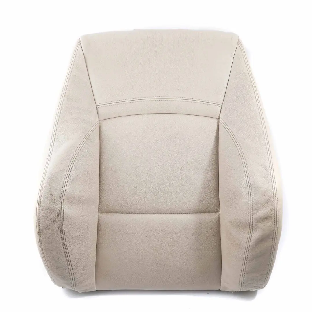 Respaldo Asiento BMW E90 E91 LCI Delantero Derecho Funda Asiento Cuero Oyster para con número de pieza 7257600 Respaldo Asiento BMW E90 E91 LCI Delantero Derecho Funda Asiento Cuero Oyster - SKU 7257600 - Número de pieza 7257600