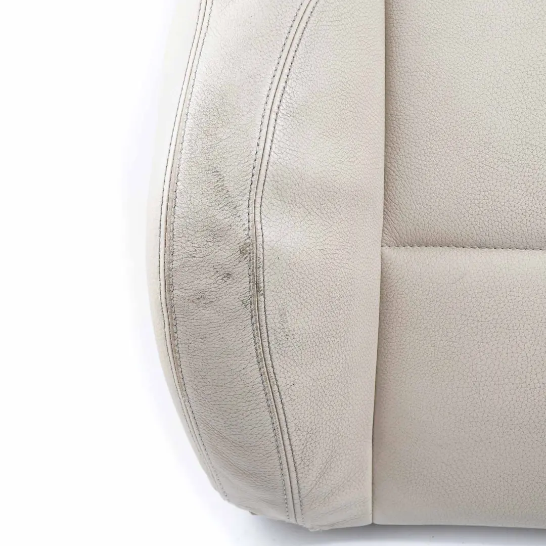 Dossier de siège BMW E90 E91 LCI Avant Droit Housse sport Cuir Oyster pour à propos du numéro de pièce 7257600 Dossier de siège BMW E90 E91 LCI Avant Droit Housse sport Cuir Oyster - SKU 7257600 - Numéro de pièce 7257600