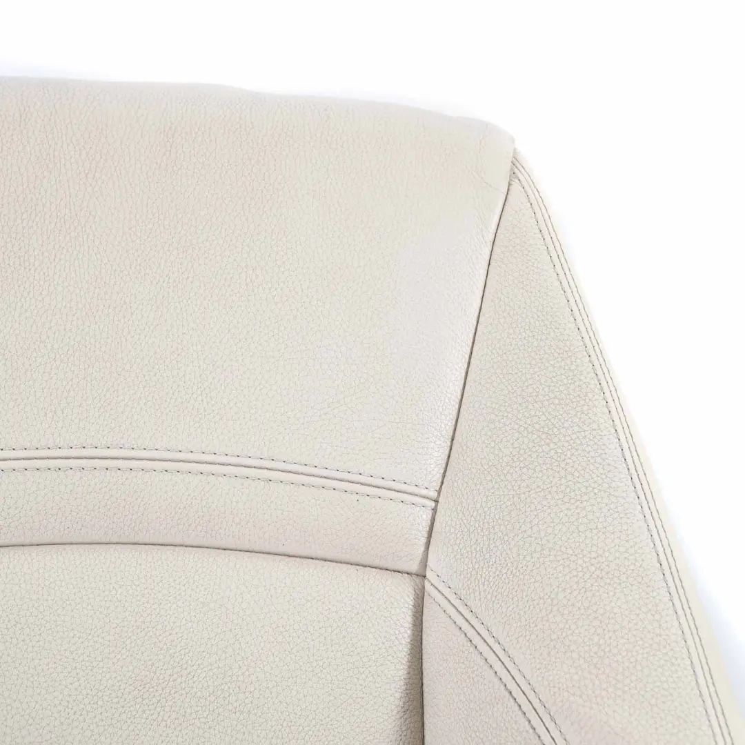  Respaldo Asiento BMW E90 E91 LCI Delantero Derecho Funda Asiento Cuero Oyster - SKU 7257600 - Número de pieza 7257600
