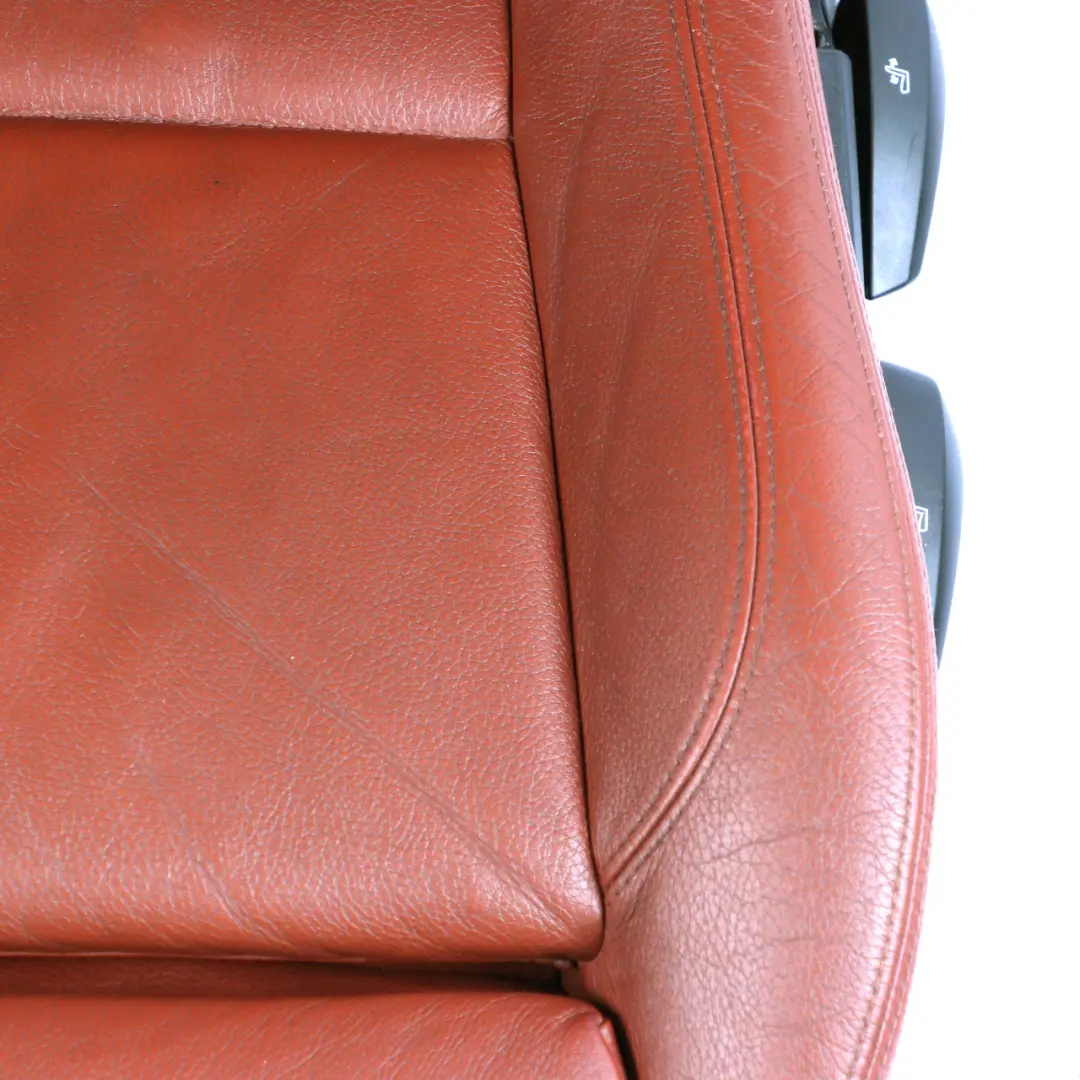 Front Seat BMW E90 E91 LCI M Sport Left N/S Heated Leather Dakota Red Brown to with Part number 7257603 Front Seat BMW E90 E91 LCI M Sport Left N/S Heated Leather Dakota Red Brown - SKU 7257603-1 - Part number 7257603